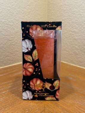 MG STUDIO Orange LED Flickering LED Candle